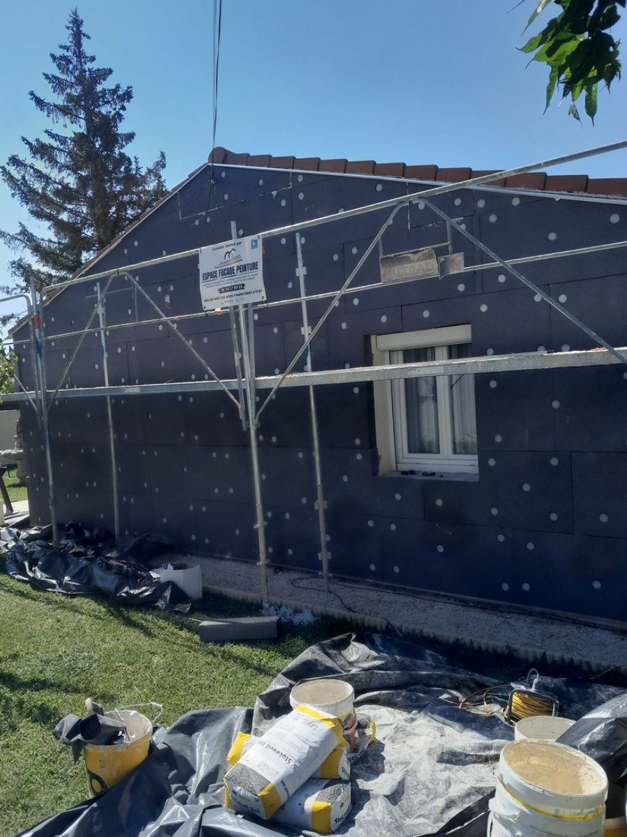 ITE sur maison individuelle en Vaucluse