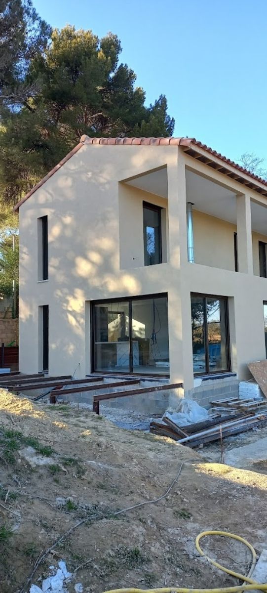 ITE en cours sur maison Vaucluse